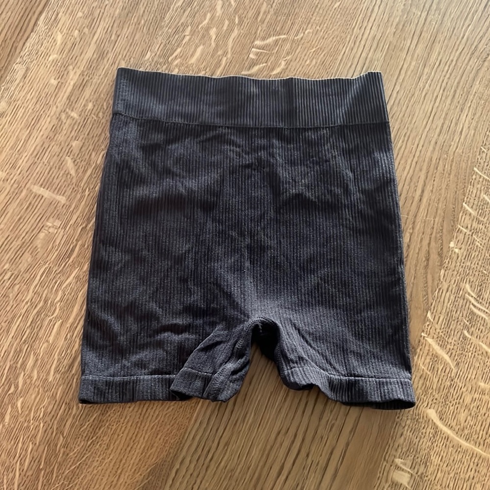 Skims brown ribbed sleeping shorts S/M